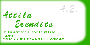 attila erendits business card